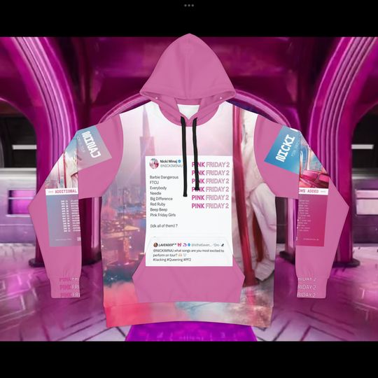 Nicki Minaj aspire Pink Friday 2 gag City concert Hoodie