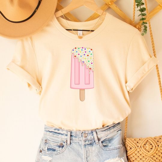 Ice Cream tee, Ice Cream shirt, Popsicle shirt, Graphic Shirt, Ice Cream T-Shirt, Dessert Shirt