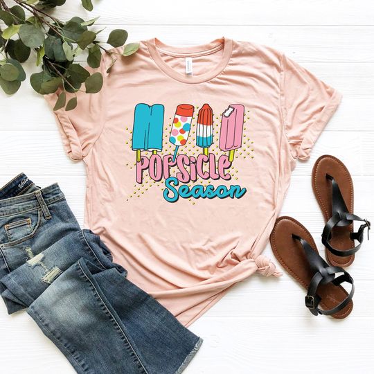 Popsicle Season Shirt, Family Trip Shirt,Hello Summer Shirt, Popsicle Shirt, Vacation Shirt