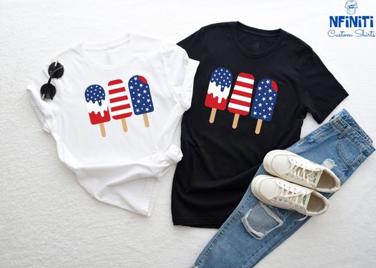 Popsicle Shirt, 4th of July Shirt, American Family Shirt, Matching Family Shirt