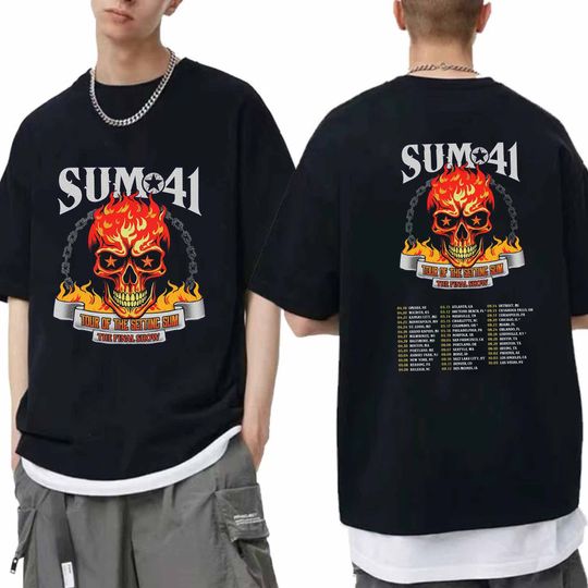 Sum 41 2024-2025 Tour Shirt, Sum 41 Band Fan Shirt