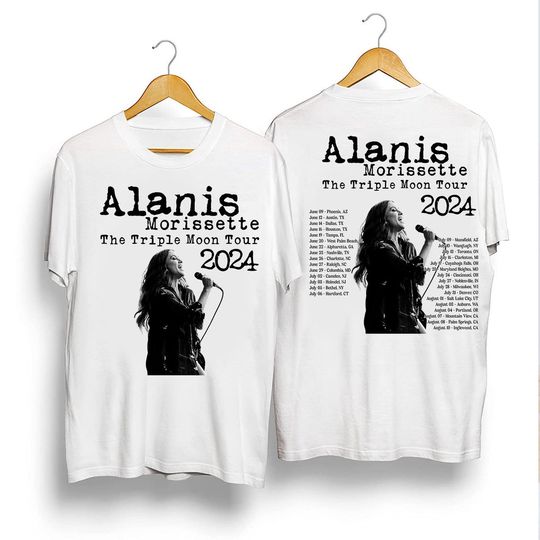 Alanis Morissette The Triple Moon Tour 2024 Shirt, Alanis Morissette 2024 Concert, The Triple Moon Tour Merch, Alanis Morissette Fan Gift