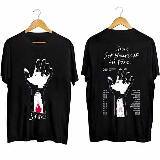 Stars - Set Yourself on Fire 20th Anniversary Tour 2024 Shirt