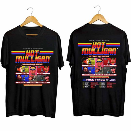 Hot Mulligan - Choose Your Fightour 2024 Tour Shirt