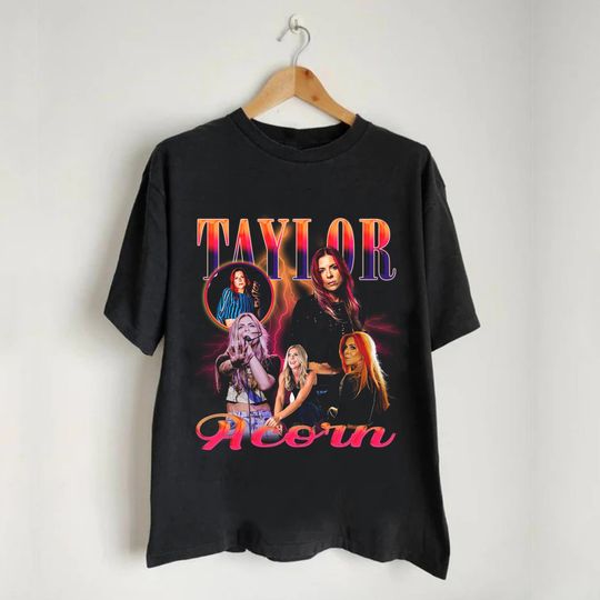 Vintage Taylor Acorn Shirt, Taylor Acorn Bootleg Shirt