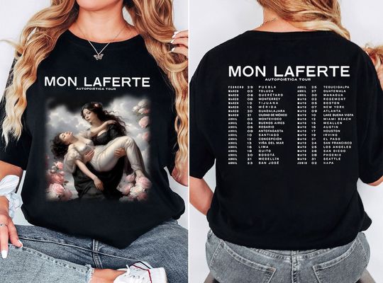 Mon Laferte Autopoitica Tour 2024 Shirt, Mon Laferte 2024 Concert Shirt, Autopoitica 2024 Concert Shirt, Mon Laferte Fan Shirt