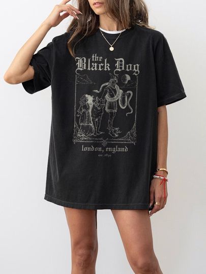The Black Dog Shirt | Lyrics, Gift for a Taylor Version, TTPD shirt