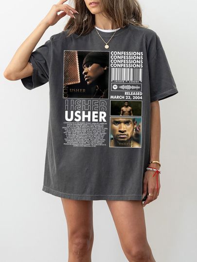 Comfort Colors Shirt - Vintage Ushers 90s Shirt, Ushers Rap Hip Hop Shirt, My Way The Vegas Residency Tour Shirt