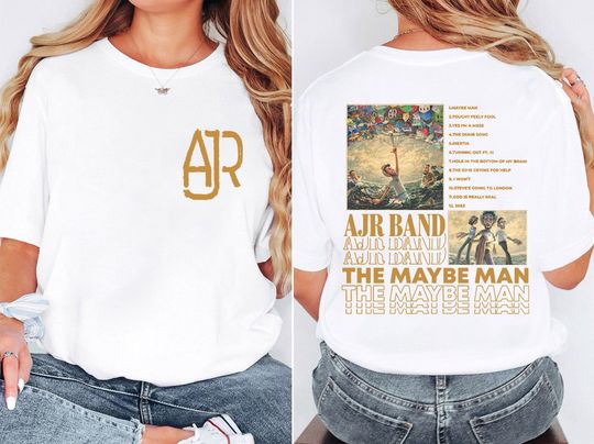 The Maybe Man 2side Tour 2024, AJR Album 2024 shirt