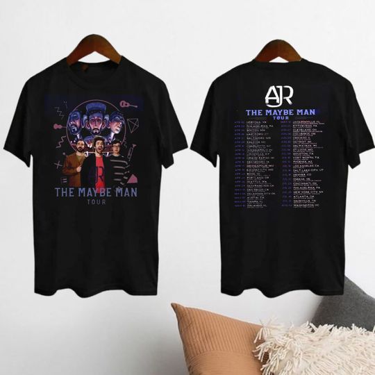 Graphic Ajr The Maybe Man Tour 2024 Shirt, AJR Band Shirt