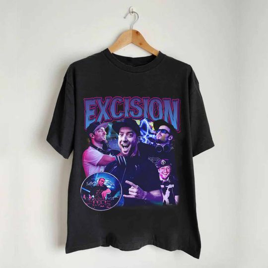 Vintage Excision 90s Shirt, Retro DJ Excision Unisex Shirt