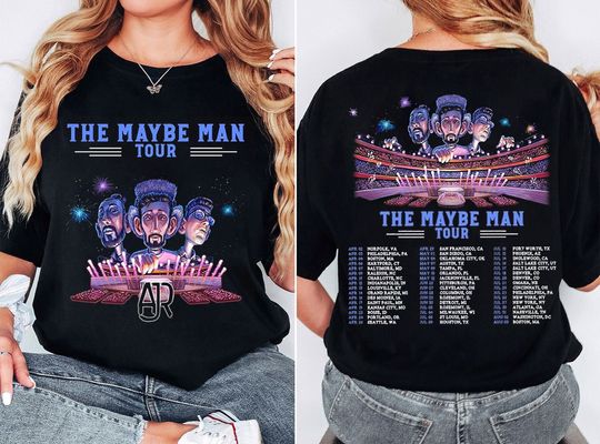 AJR The Maybe Man Tour 2024 Shirt, AJR Band Concert Shirt, Ajr 2024 Tour Shirt