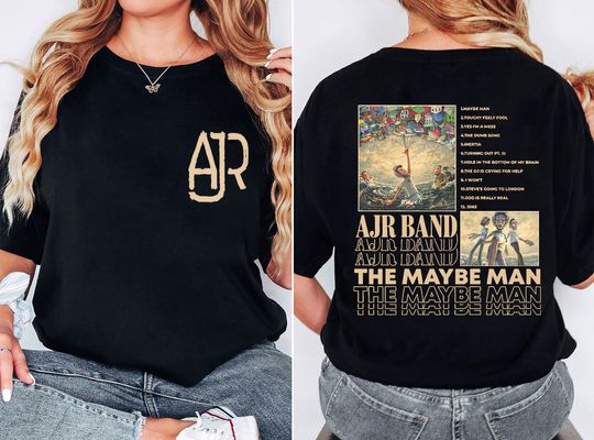 The Maybe Man 2side Tour 2024, AJR Album 2024 shirt, Ajr Band Fan Shirt, Ajr Members Chibi Shirt