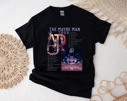 AJR The Maybe Man Tour 2024 Shirt, AJR Band Fan Shirt, Ajr Members Chibi Shirt, AJR Band Merch