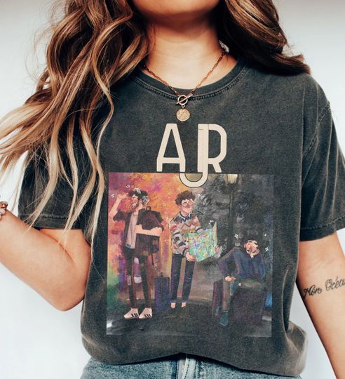 A.J.R 2024 Tshirt, Sweatshirt, The Maybe Man Tour, Members Band Music Shirt, Chibi A.J.R Shirt