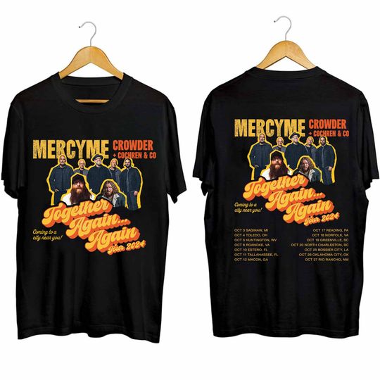 MercyMe Together AgainAgain Tour 2024 Shirt