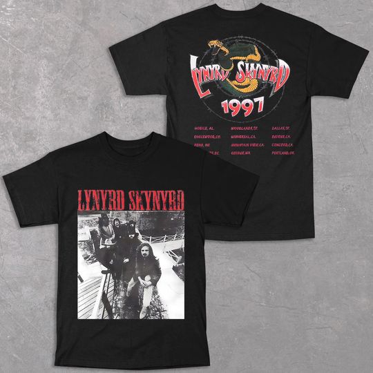 Vintage 90's Lynyrd Skynyrd Band Tour Unisex Tee