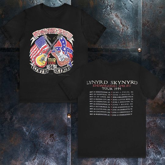 Vintage 90s Lynyrd Skynyrd Endangered Species  Unisex T-Shirt