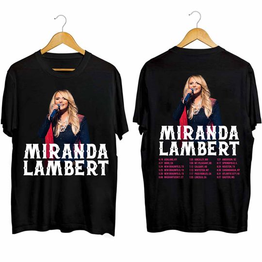 Miranda Lambert 2024 Tour Shirt, Miranda Lambert Fan Shirt