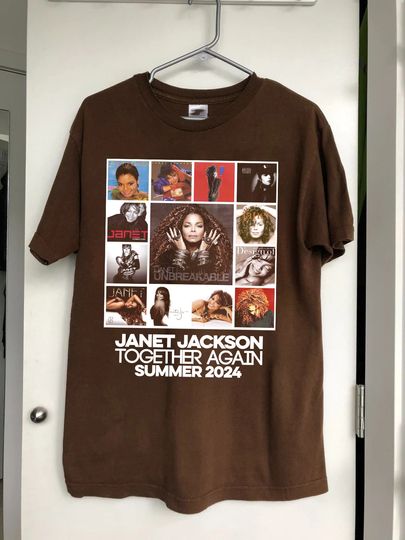 Together Again Janet Jackson Tour 2024 Shirt, Janet Jackson Music Tour Retro Tshirt, Singer Janet Jackson Classic 90s, Janet Gift for Fans