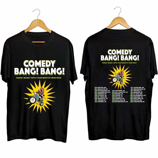 Comedy Bang! Bang! Into your Mouth Tour 2024 Shirt