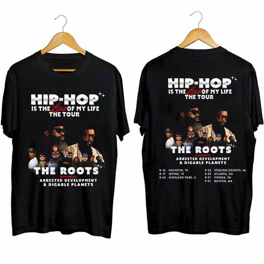 The Roots 2024 Tour Shirt, The Roots Hip Hop Tee