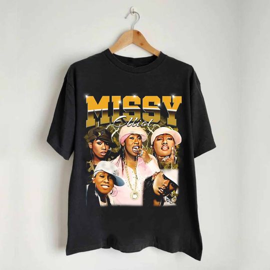 Vintage Missy Elliott 90s Shirt, Rapper Missy Elliott Unisex Clothing