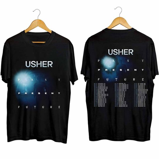 Usher Past Present Future 2024 Concert Shirt