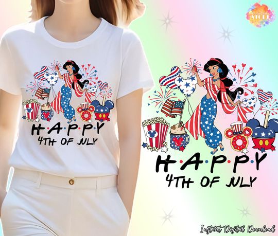 Princess 4th Of July Shirt, Happy 4th Of July Shirt, Holiday America Shirt