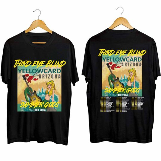 Third Eye Blind 2024 Tour Shirt, 2024 Summer Gods Tour Shirt