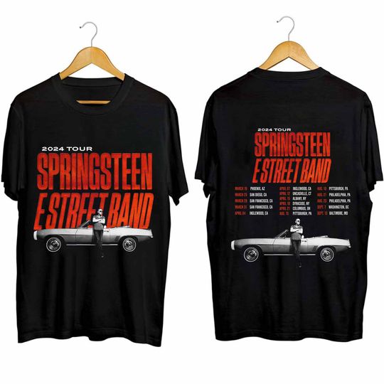 Bruce Springsteen & The E Street Band Rescheduled US Tour 2024 Shirt