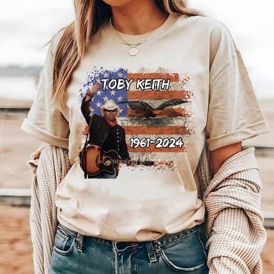 Toby Keith Unisex T-shirt, Country Song Shirt, Toby Keith Honoring Shirt, Music Lovers Shirt, American Country Music, 90s Country Shirt