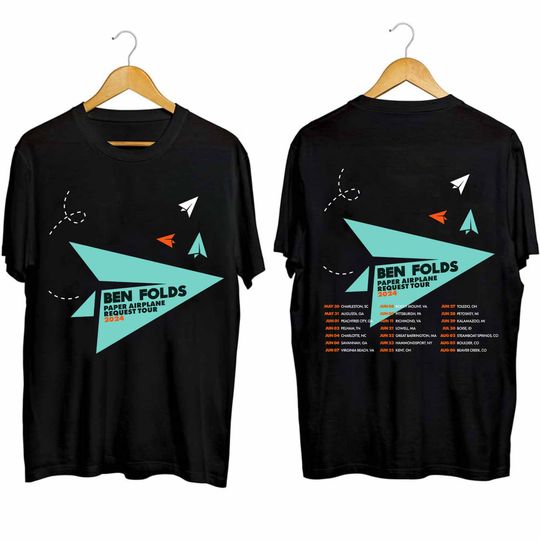 Ben Folds - Paper Airplane Request Tour 2024 Shirt