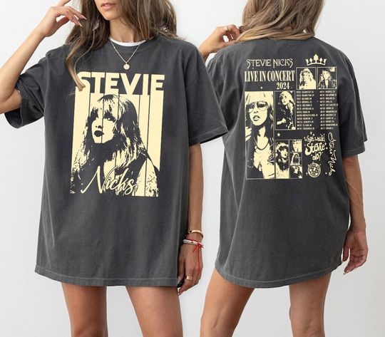 Stevie Nicks Vintage Shirt, Stevie Nicks Singer Music Tour 2024 Tee