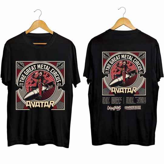 Avatar The Greatest Metal Circus Tour 2024 Shirt