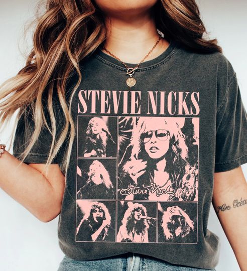 Stevie Nicks Bootleg Graphic Shirt, Stevie Nicks Fleetwood Band Tee, Stevie Nicks Music Tour Shirt