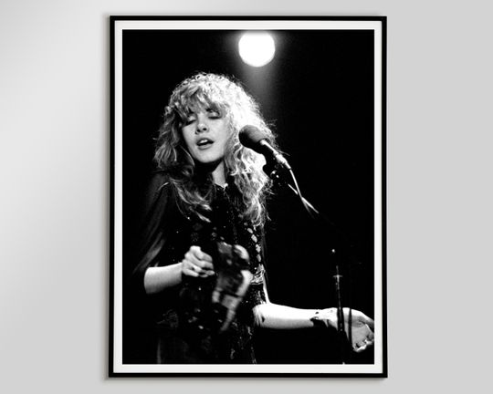Young Stevie Nicks in Concert Poster
