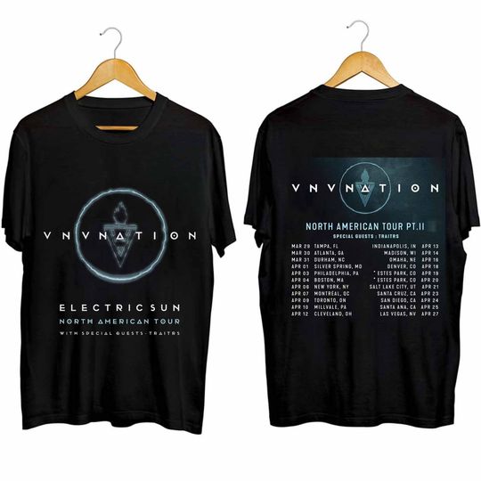VNV Nation 2024 Tour Shirt, VNV Nation Band Fan Shirt