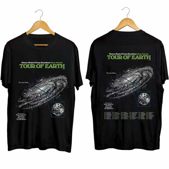 Glass Animals - Tour of Earth 2024 Shirt, Glass Animals Band Fan Shirt