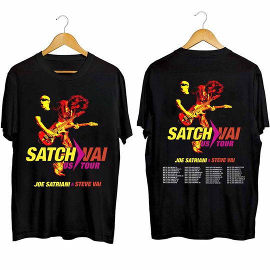 Joe Satriani and Steve Vai Satchvai US Tour 2024 Shirt