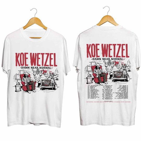 Koe Wetzel - Damn Near Normal World Tour 2024 Shirt