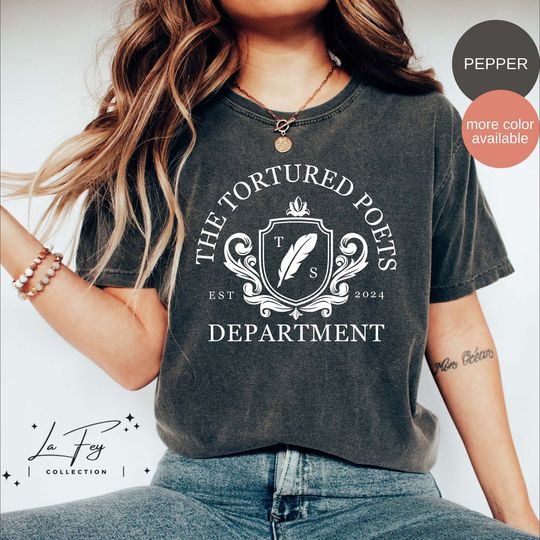 The Tortured Poets Department Shirt, TS New Album Shirt, Gift for taylor version, Comfort Colors