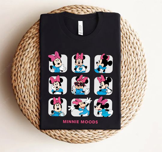 Minnie Mouse Moods Cute Disney Graphic Shirt