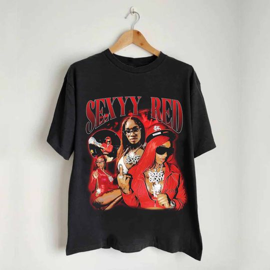 Retro Sexyy Red Shirt For Fan, Rapper Sexyy Red Unisex Graphic Clothing