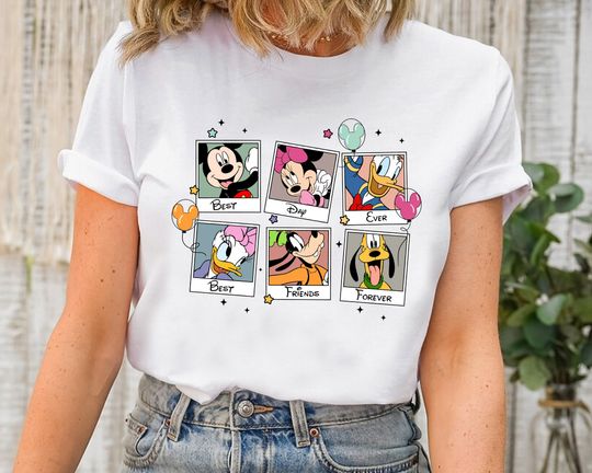 Disney Mickey And Friends Balloon Best Day Ever Shirt