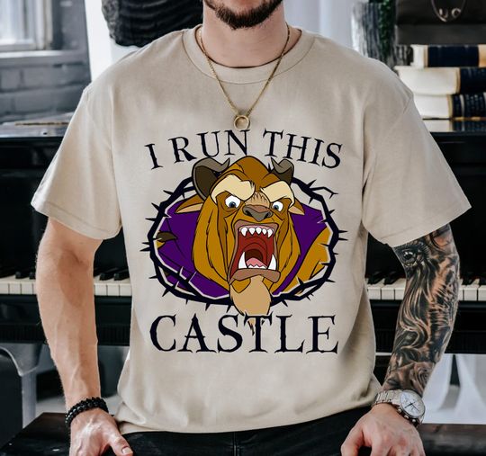 Disney Beauty And The Beast I Run This Castle  Portrait Shirt