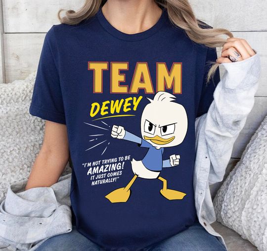 Disney DuckTales Team Dewey I'm Not Trying To Be Amazing T-Shirt