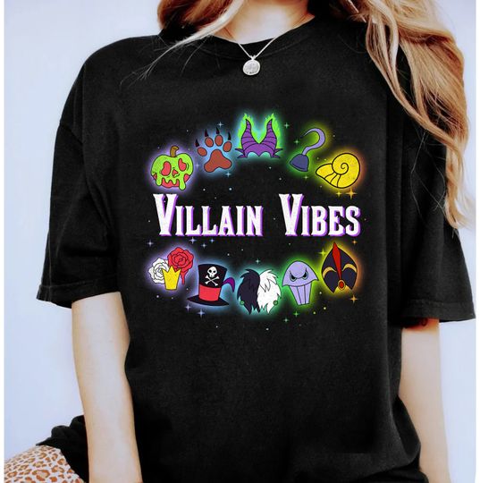Retro 90s Disney Villains Vibes Shirt, Bad Witches Club T-shirt