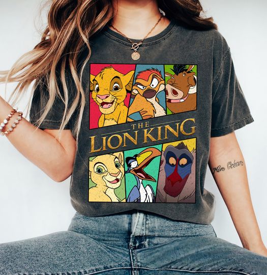 Disney The Lion King Retro Characters T-Shirt