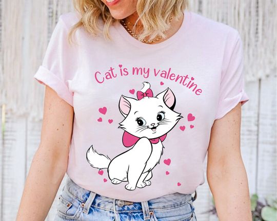 Disney The Aristocats Marie Cat is My Valentine T-Shirt